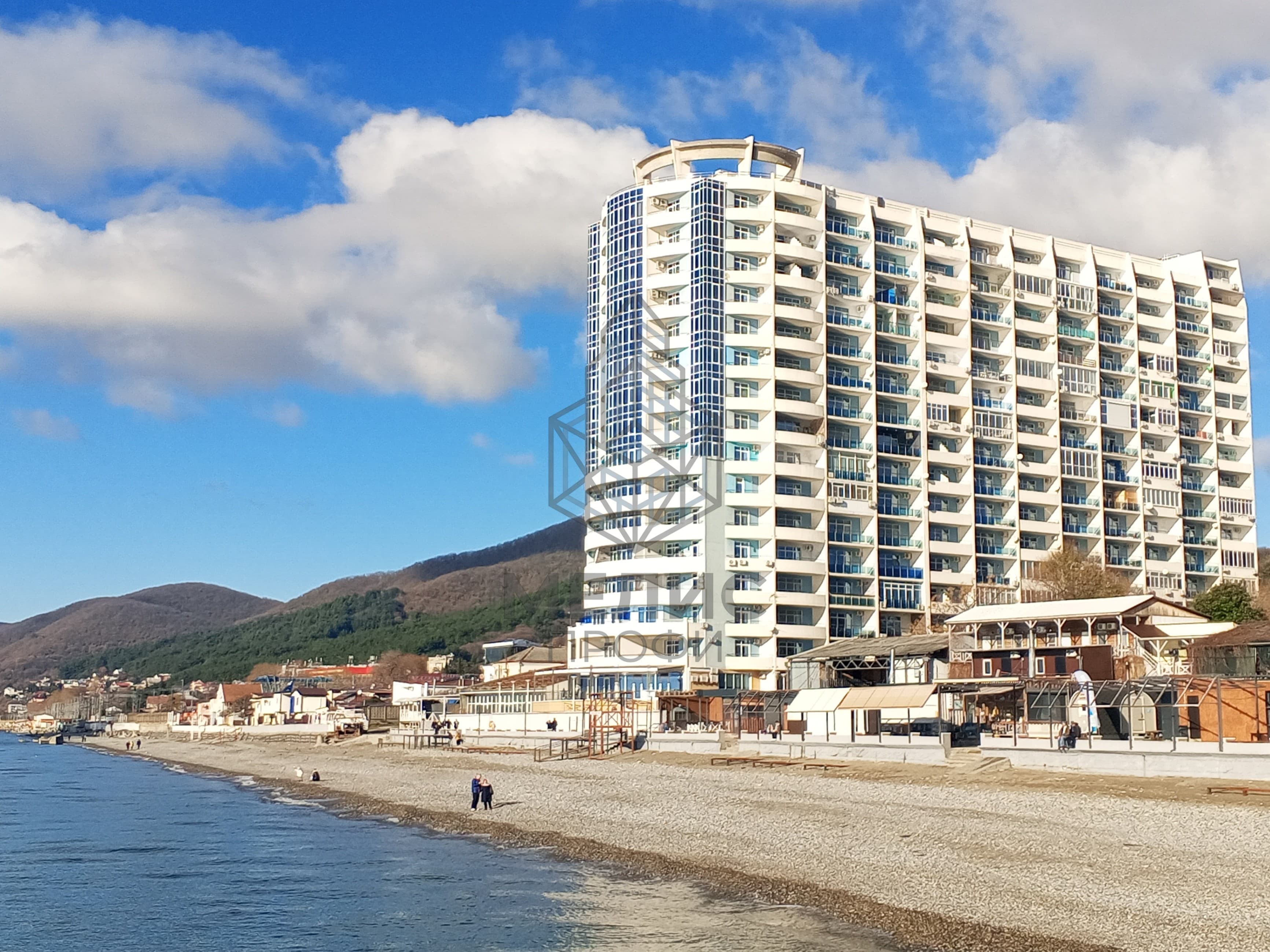 Фото 4 - Вторичное жильё Светлая 2-комнатная в ЖК Сан Марина: 50 м до моря, Лазаревское, Сочи